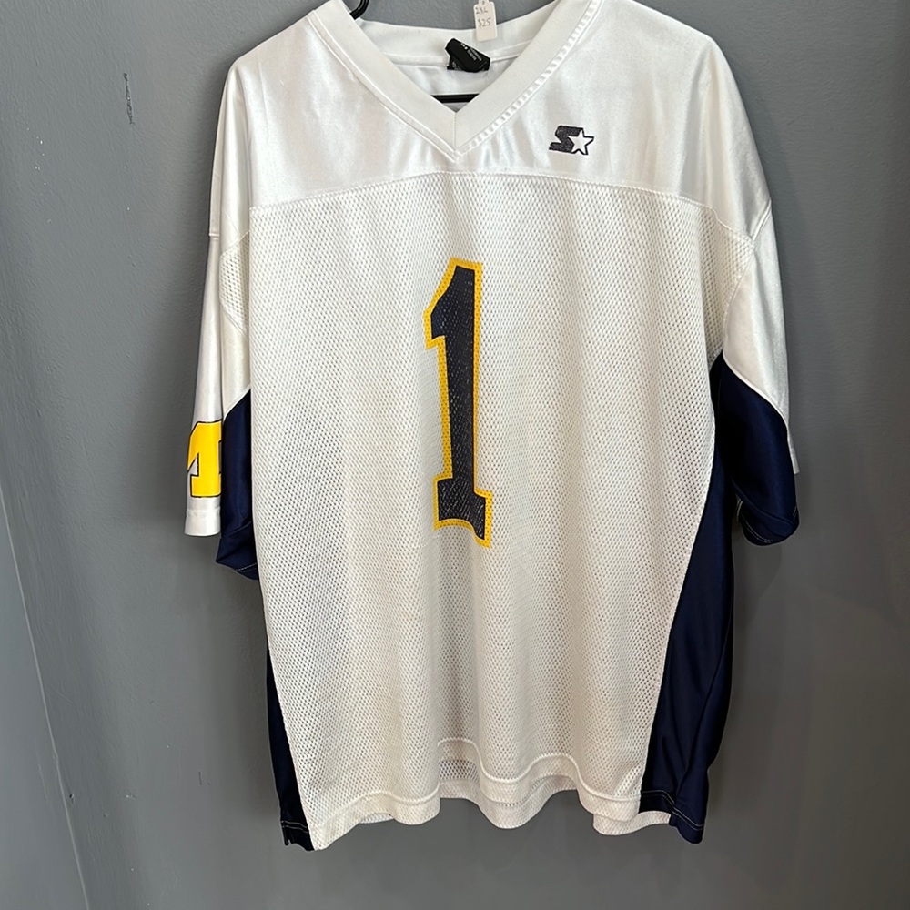 Vintage Michigan Wolverines #1 Jersey size XXL